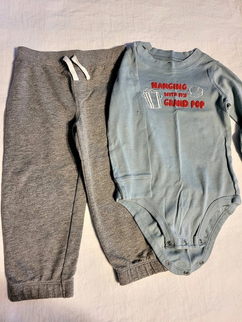 Carter's Hanging with my Grandpop 2-Piece Bodysuit & Pant Set Baby 24M
